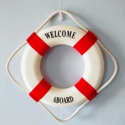 Life Buoy Crafts Living Room Decoration Nautical Style Welcome Decorative Red Blue Life Buoy Home Marine Beach Wall Decoration