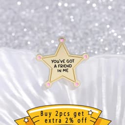YOU'VE GOT A FRIEND IN ME Enamel Pins Custom Creative Pentagram Brooches Lapel Badges Funny Jewelry Gift For Best Friend