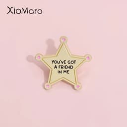 YOU'VE GOT A FRIEND IN ME Enamel Pins Custom Creative Pentagram Brooches Lapel Badges Funny Jewelry Gift For Best Friend