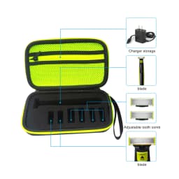 Storage Case for Philips Shaver Case Electric Trimmer Shaver Travel Case Cover Storage Bag for Philips One Blade QP2530/2520