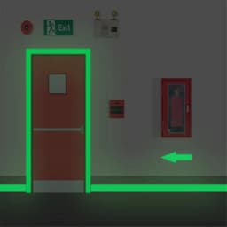 4cm*2m Glow in The Dark Tape Luminous Tape Sticker Fluorescent Night Self-adhesive Glow Removable Waterproof Tape Warning Tape