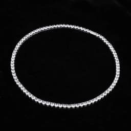SAIYE 925 Sterling Silver Necklace Zircon Chain Necklace Women Fashion Simple Engagement Wedding Charm Jewelry 4mm 45cm