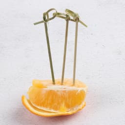 100Pcs Barbeque Bar Tool Kitchen Bar Cocktail Picks Disposable Bamboo Knot Skewers Fruit Forks Stick Household Party Decoration