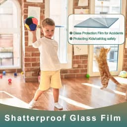 Explosion-proof Window Film Clear Security and Safety Scratch Resistant Tranparent Film Window Glass Protection Sticker for Home