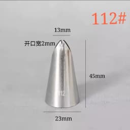 #112 #113 #114 #115 Leaf Shape Piping Nozzle 4 Pcs Set Pastry Icing Tips For Cake Cream Decorating Baking DIY