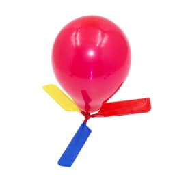 Children Balloon Airplane Outdoor Toy Science Experiment Mechanics Teaching Balloon Helicopter