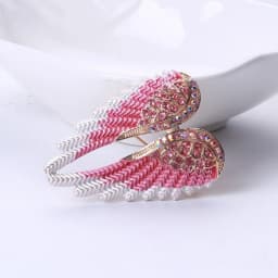 Fashion Crystal Angel Wing Brooch Pins Jewelry Women Men