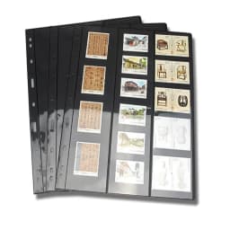 10PCS/Lot stamps Notes lines grid PVC page of stamp album loose-leaf inners of stamps holders High quality PCCB 9 Holes