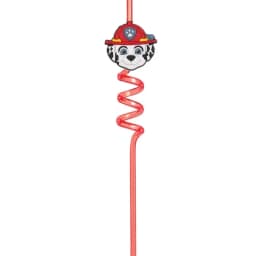 6Pcs Paw Patrol Straws Food Grade Spiral Pipette Kids Boys Girls Birthday Party Decoration Baby Shower Party Supplies Gifts