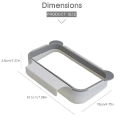 Foldable Kitchen Trash Can Trash Bin Hanging Trash Garbage Bag Waste Bin For Kitchen Storage Holders Trash Racks