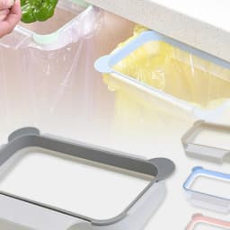 Foldable Kitchen Trash Can Trash Bin Hanging Trash Garbage Bag Waste Bin For Kitchen Storage Holders Trash Racks