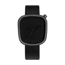 TOMI Men's Minimalist Watch Fashion Versatile Men's and Women's Square Watch Scale Black and White Premium Quartz Watch