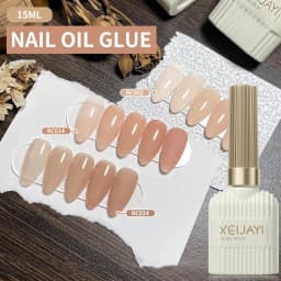 XEIJAYI 3pcs 15ML Pink Polish UV/LED Soak Off Gel Nail Polish For Nail Art DIY Salon Home Holiday Gift For Women