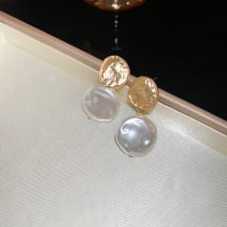 Stylish U-shaped Hoop Earrings Golden Elegant Imitation Pearl Earrings Wedding Party Luxury Accessories Women's Gifts