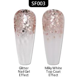 MSHARE Milky White No Wipe Top Coat UV LED Gel Jelly Color Top Gel Sosk Off Gel Polish Strengthen Semi Permanent Vernis 10/30ml