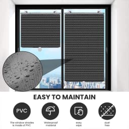 Roller Curtains for Window Kitchen Curtain Blackout Blinds Blind Roll Living Room Drill Adjustable Rolls Shade Shades Roman Home