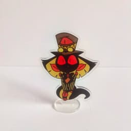 Anime Hazbin Hotel Alastor Morningstar Cosplay Stand Acrylic Cartoon Figure Standing Birthday Gifts Bag Decor Collection