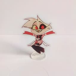 Anime Hazbin Hotel Alastor Morningstar Cosplay Stand Acrylic Cartoon Figure Standing Birthday Gifts Bag Decor Collection