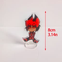 Anime Hazbin Hotel Alastor Morningstar Cosplay Stand Acrylic Cartoon Figure Standing Birthday Gifts Bag Decor Collection