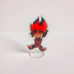 Anime Hazbin Hotel Alastor Morningstar Cosplay Stand Acrylic Cartoon Figure Standing Birthday Gifts Bag Decor Collection