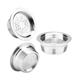 ICafilas for Lavazza a Modo Mio Reusable Coffee Capsule Refillable Filter Basket Stainless Steel Metal