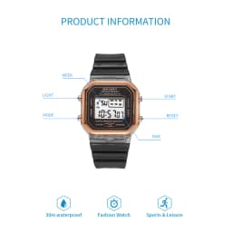 New Children's LED Digital Watch Student Multi Functional Outdoor Sports Watch Minimalist Men's and Women's Electronic Watch