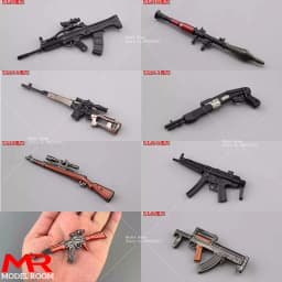 1/12 Scale Mini Sniper Rifle Gun Model AKM M4A1 98K Scene Accessories Fit 6'' Male Female Soldier Action Figure Body