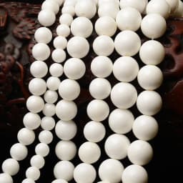 Natural Beads White Tridacna Stone Round Loose Beads For Jewelry Making DIY Bracelet Earrings Accessories 15'' 6/8/10mm