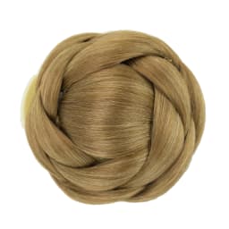 Soowee Synthetic Hair Braided Chignon Dancer Hair Donut Hairpieces Scrunchie Claw Hair Bun Updo for Wedding Party
