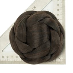 Soowee Synthetic Hair Braided Chignon Dancer Hair Donut Hairpieces Scrunchie Claw Hair Bun Updo for Wedding Party