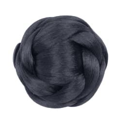 Soowee Synthetic Hair Braided Chignon Dancer Hair Donut Hairpieces Scrunchie Claw Hair Bun Updo for Wedding Party
