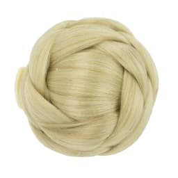 Soowee Synthetic Hair Braided Chignon Dancer Hair Donut Hairpieces Scrunchie Claw Hair Bun Updo for Wedding Party