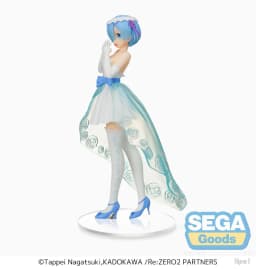 Anime Rem Figure Wedding Dress Crystal Dress Dress Up Figure RE: Zero-Starting Life in Another World Model Toy Action Figure