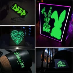 12 X 39inch Fluorescent Luminous Adhesive Vinyl Removable Glow in the Dark Film Sheet DIY Wall Window Mugs Home Decor For Cut