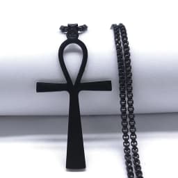 Stainless Steel Egyptian Eyes Chain Necklaces Men Statement Mythology Eye of Ra Horus Symbol Necklace Jewelry bijoux femme N4540