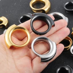Casvort 2PCS 316 Stainless Steel Hypoallergenic Ear Gauge Plugs Saddle Hangers Weights Stretcher Ear Piercing Women Body Jewelry