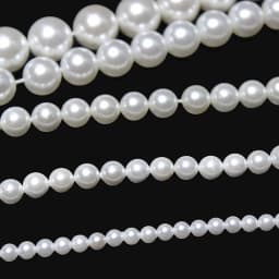 Natural White A+ Shell Pearl Loose Round Spacer Beads For Jewelry Making DIY Bracelet Necklace Accessories 15'' 6/8/10/12mm