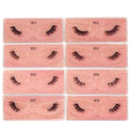 Half Lashes Mink Eyelashes Natural Soft Wispy False Eyelashes Natural Mink Lashes For Daily Makeup Eyelash Extension Fake Lashes