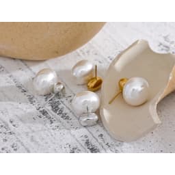 Yhpup 316 Stainless Steel Imitation Pearl Beads No Scratches Stud Earrings Daily Chic Fashion Japan Simple Ear Jewelry for Women