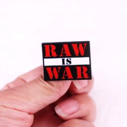 Raw is war badge wrestling Enamel Pin brooch jewelry