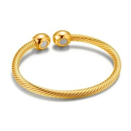 Treatment of Health Energy Open Bracelet Arthritis Pain Relief Twisted Retro Treatment Magnetic Bracelet for Women and Men