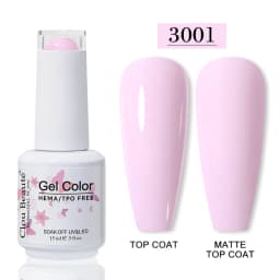 Clou Beaute HEMA TPO FREE Gel Nail Polish Semi-permanent Hybrid Black Red Color Gel Polish Nail Art UV Nail Enamels Varnish