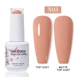 Clou Beaute HEMA TPO FREE Gel Nail Polish Semi-permanent Hybrid Black Red Color Gel Polish Nail Art UV Nail Enamels Varnish