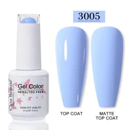 Clou Beaute HEMA TPO FREE Gel Nail Polish Semi-permanent Hybrid Black Red Color Gel Polish Nail Art UV Nail Enamels Varnish