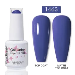 Clou Beaute HEMA TPO FREE Gel Nail Polish Semi-permanent Hybrid Black Red Color Gel Polish Nail Art UV Nail Enamels Varnish