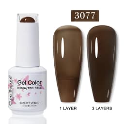Clou Beaute HEMA TPO FREE Gel Nail Polish Semi-permanent Hybrid Black Red Color Gel Polish Nail Art UV Nail Enamels Varnish