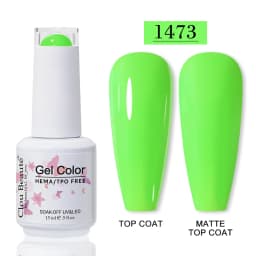 Clou Beaute HEMA TPO FREE Gel Nail Polish Semi-permanent Hybrid Black Red Color Gel Polish Nail Art UV Nail Enamels Varnish