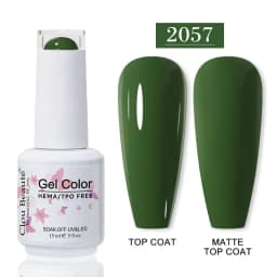 Clou Beaute HEMA TPO FREE Gel Nail Polish Semi-permanent Hybrid Black Red Color Gel Polish Nail Art UV Nail Enamels Varnish