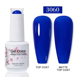 Clou Beaute HEMA TPO FREE Gel Nail Polish Semi-permanent Hybrid Black Red Color Gel Polish Nail Art UV Nail Enamels Varnish