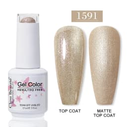 Clou Beaute HEMA TPO FREE Gel Nail Polish Semi-permanent Hybrid Black Red Color Gel Polish Nail Art UV Nail Enamels Varnish